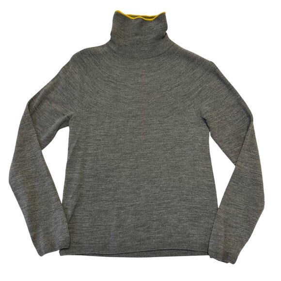 Uniqlo Sweaters - Ines De La Fressange UNIQLO 100% Wool Turtleneck Sweater Women Size Small Gray